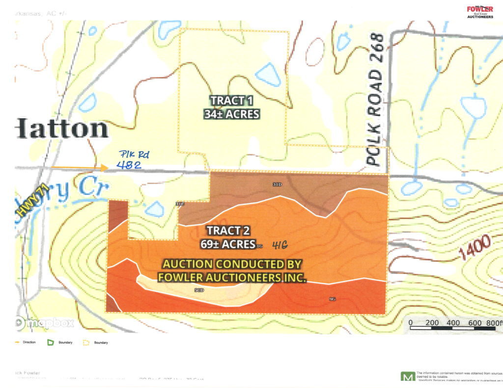 SOLD ** VACANT LAND AUCTION 103+/ Undeveloped Acres * Wooded, Pasture